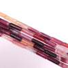 Fuchsia Sardonyx Tube 4X13mm