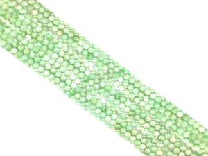 Green Moonstone Round Beads 4Mm