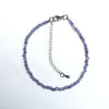 Tanzanite Super Precision Cut Rounds 3mm bracelet