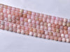 Peru Pink Opal A Grade Round Beads 6mm