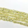 Lemon Quartz Irregular Thin Slice Shape 10-14mm