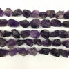 Special Finish Amethyst Raw Nugget 12X14mm