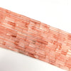 Cherry Quartz Tube 4X13mm