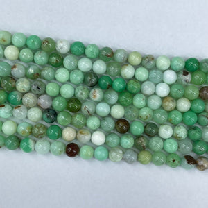 Chrysoprase AB Grade Round Beads 4mm