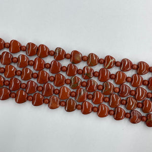 Red Jasper Apple Shape 9X10mm