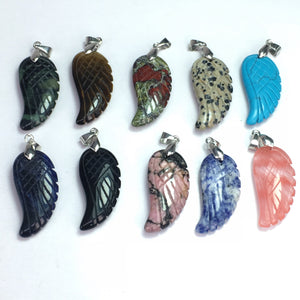 Assorted Wing Shape Pendant 17X35mm