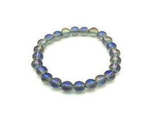 Glass Ab Purple Bracelet 8Mm