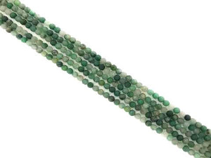 Matte African Green Round Beads 10Mm