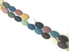 Lava Stone Rainbow Flat Oval 26X19Mm