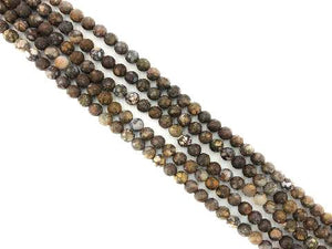 Matte Fire Lace Opal Round Beads 8Mm