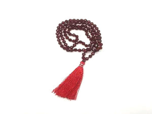 Red Onyx Necklace 108Pcs 6Mm