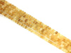 Matte Citrine Heishi 3X8-5X8Mm