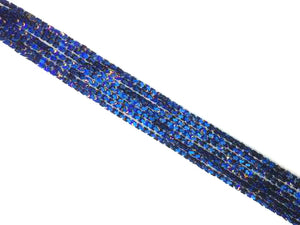 Coated Hematite Blue Arches 4X4Mm