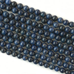 Blue Spinel Round Beads 6mm
