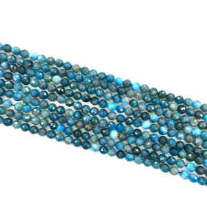 Apatite Faceted Beads 6mm