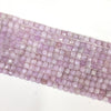 Kunzite Super Precision Cut Cube 4x4mm