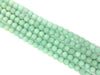 Matte Amazonite Round Beads 4Mm