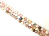 Pink Opal Square 12Mm
