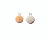 Crystal Quartz Druzy Champagne Pendant(Round Beads) 12Mm