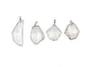 Crystal Quartz Siver Pendant 20X30-30X50Mm