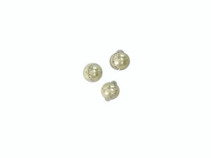 Shell Pearl Beige Round Beads 1Pcs 8Mm
