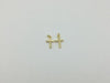 Zircon Gold Metal Parts 10X16Mm