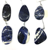 Sodalite Freeform Pendant 20X30-30X40mm