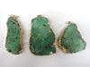 Chrysoprase Gold Pendant 40-60Mm
