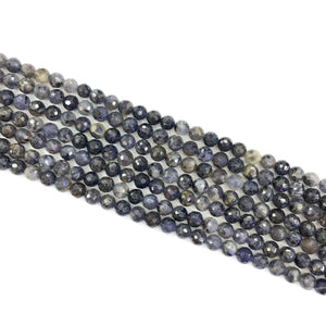 Iolite Faceted Beads 10mm
