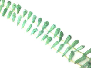 Coated Crystal Quartz Apple Green Stick 7X30-12X33Mm