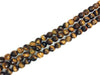 Tiger Eye Faceted Rounds 8Mm