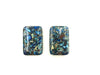 Impression Jasper Blue Pendant 40X60Mm