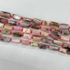 Pink Opal Irregular Tube 7X12-8X14mm