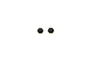 Black Onyx Earring A Pair 10Mm