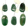 Aventurine Freeform Pendant 20X30-30X40mm