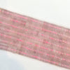 Rose Quartz Heishi 3X6mm