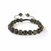 Dragonblood Jasper Round Beads Slide Bracelet 8mm