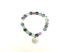 Fluorite Metal Guajian Bracelet 8Mm