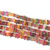 Colored Crystal Tourmaline Irregular Thin Slice Shape 10-14mm