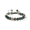 Fancy Jasper Round Beads Slide Bracelet 8mm