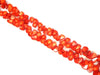Bamboo Coral Orange Free Form 8X10-17X25Mm