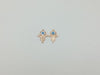 Zircon Rose Gold Metal Parts 16X23Mm