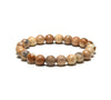 Picture Jasper 8mm Faceted Beads Bracelet