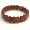 Poppy Jasper Faceted Oval 8X14mm Bracelet