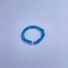 Apatite Faceted Beads Ring 3mm