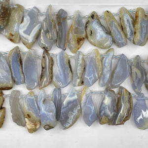 Blue Lace Agate Freeform 30-40mm