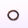 Tiger Eye Round Beads Ring 2mm