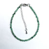 Emerald Super Precision Cut Rounds 3mm bracelet
