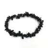 Black Tourmaline Chips 5X8mm Bracelet
