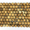 Picture Jasper Big Hole Round Beads 10mm